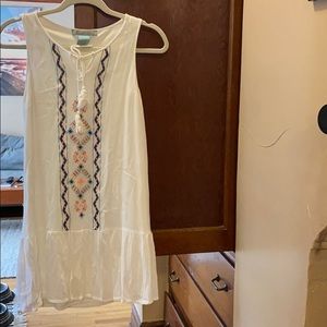 White summer dress